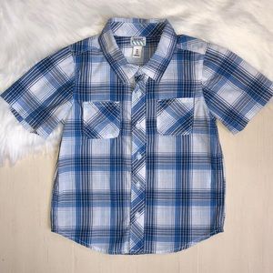 Old Navy Button Down Short Sleeve Shirt 4T